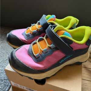 Merrell Kids' Pink and Yellow Sneakers